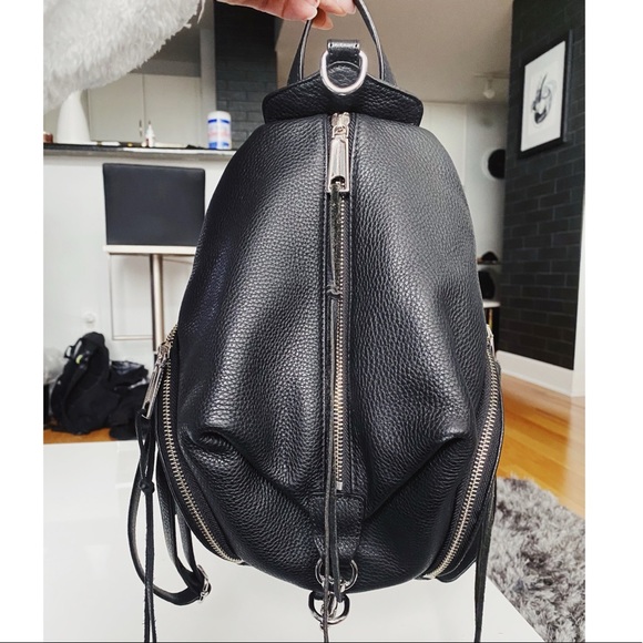 Rebecca Minkoff Handbags - Rebecca Minkoff Julian Backpack in black leather